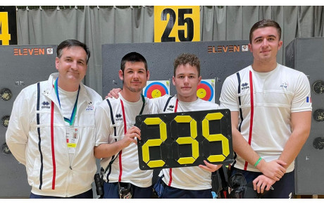 Sébastien au Championnat d'Europe de tir en salle