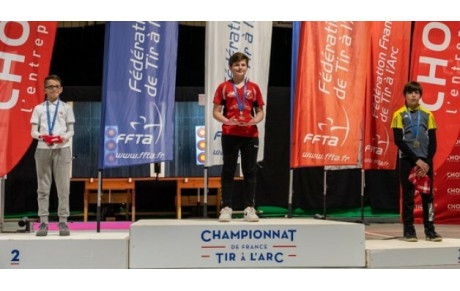 Dylan Nicolaï est vice-champion de France de tir en salle